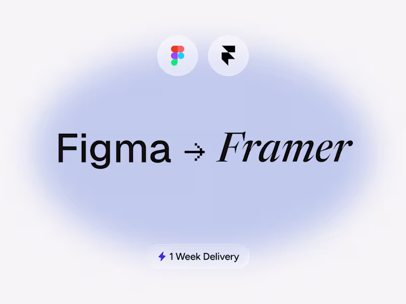 Cover image for Figma to Framer