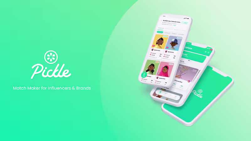 Cover image for Pickle - Match Maker for Influencers & Brands