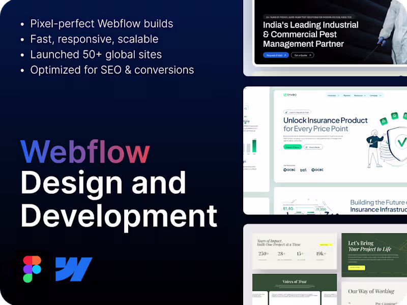 Cover image for Webflow Design & Development