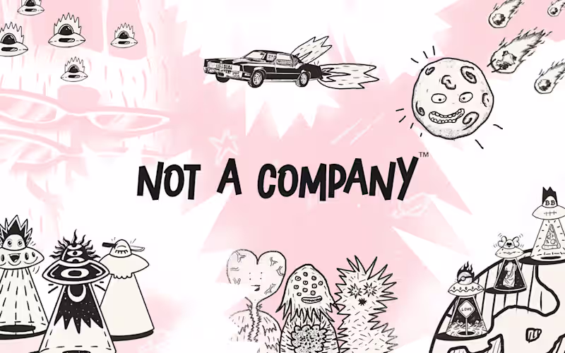 Cover image for Not A Company NFT (USD $2.2M total traded value)