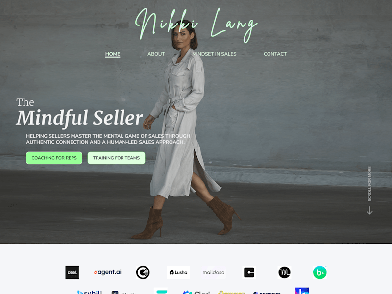Cover image for Mindset-Driven Website Launch for Nikki Lang