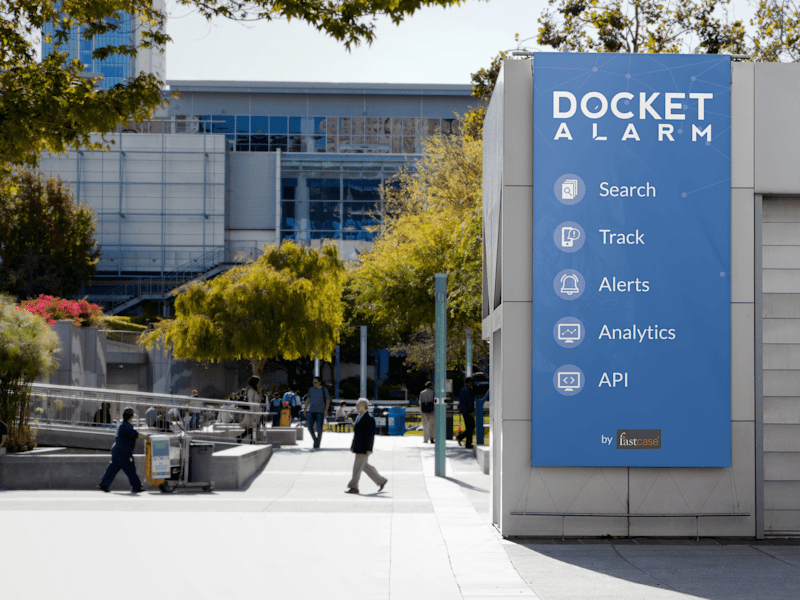 Cover image for Docket Alarm Pop-Up Banner
