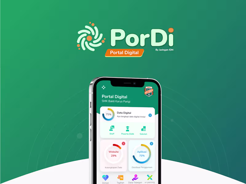 Cover image for UI/UX Design for Portal Digital in Education Sector