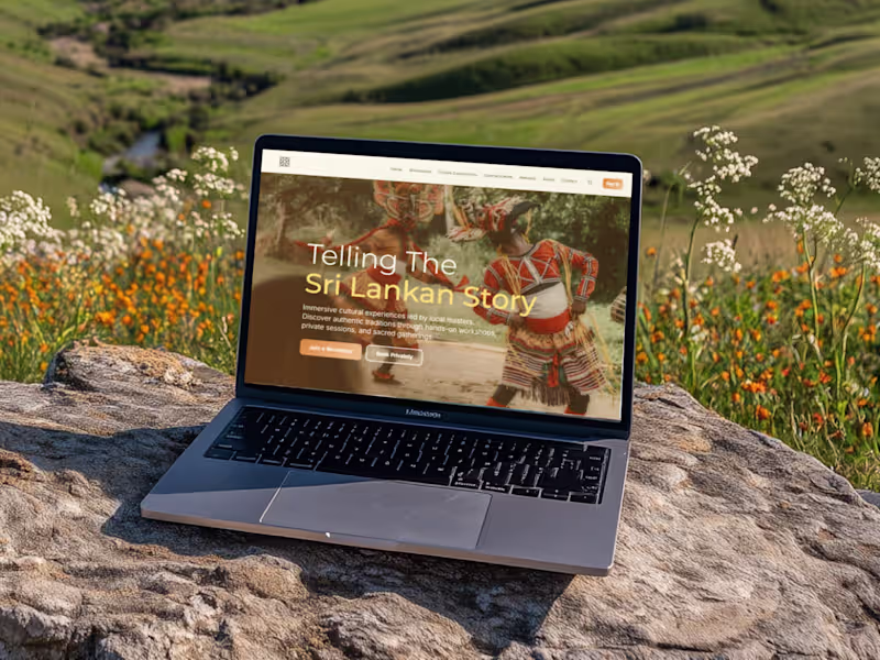 Cover image for Development of Sarana Lanka's Cultural Experience Platform