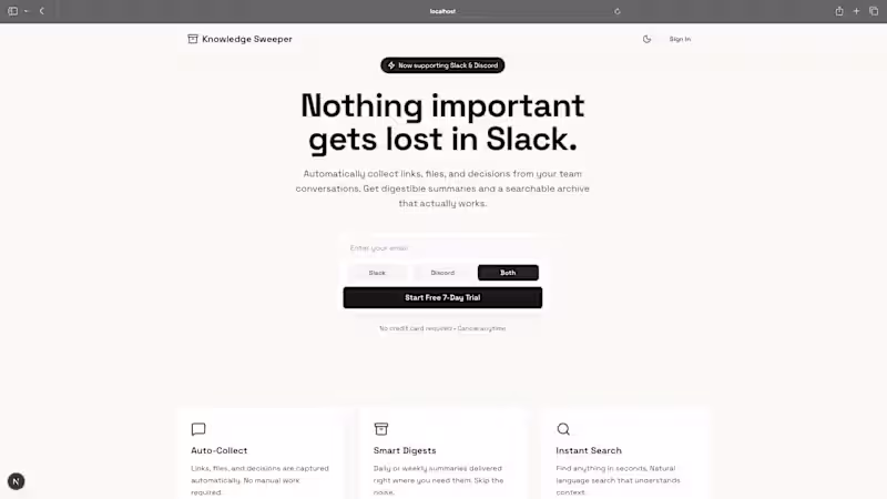 Cover image for Knowledge Sweeper