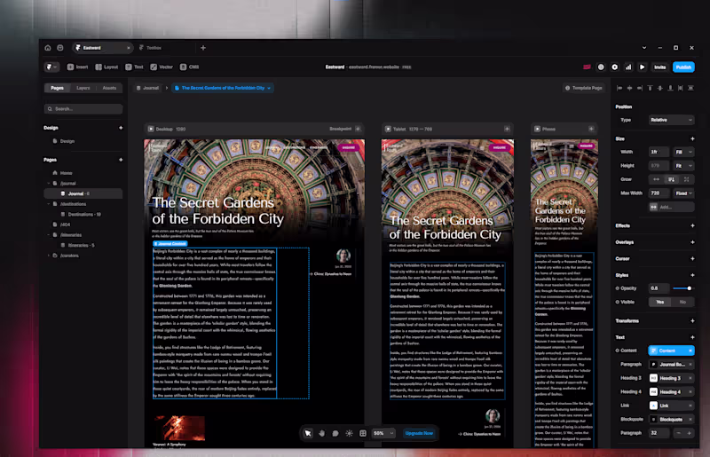 Cover image for Framer Template Customization