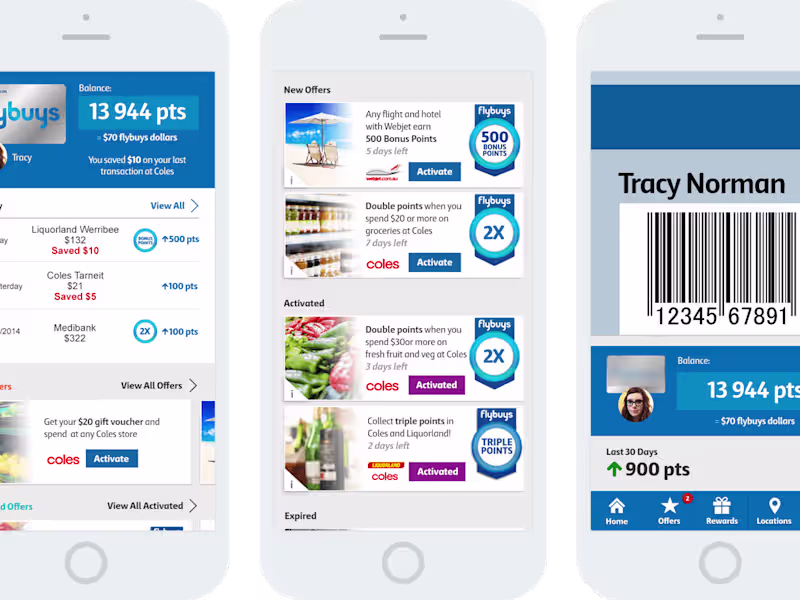 Cover image for UX/UI: Rewards & Points App