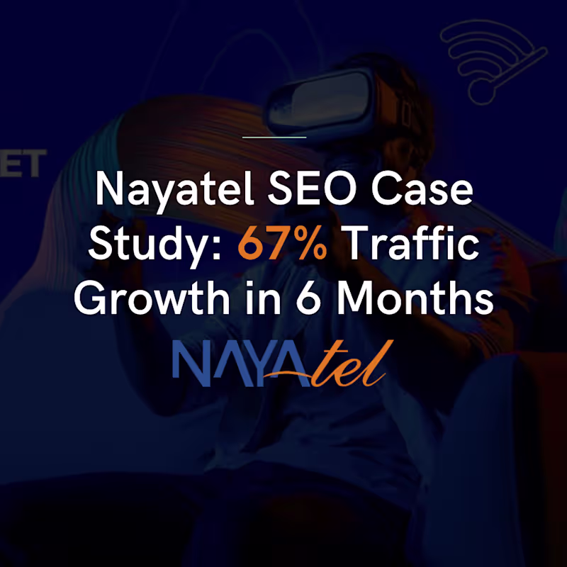 Cover image for Strategic SEO Enhancement for Nayatel