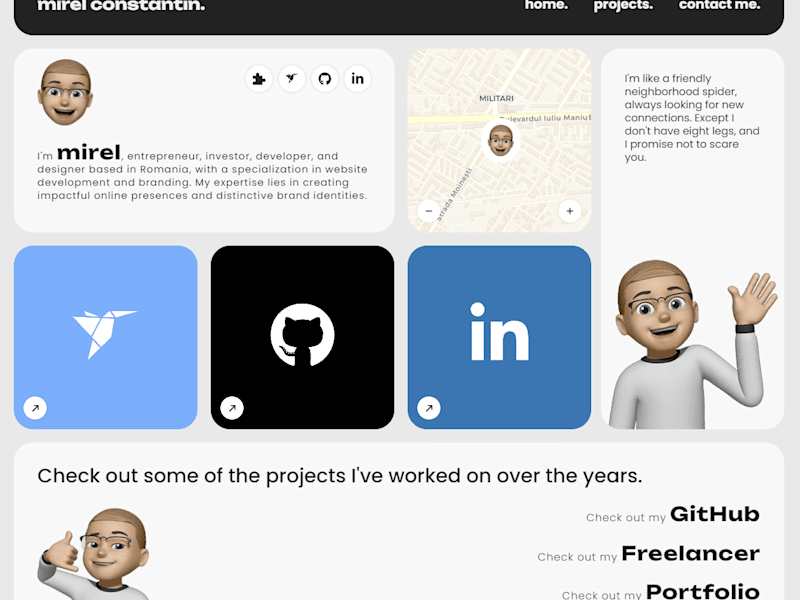 Cover image for Personal Website (mirelc.pazal.agency)