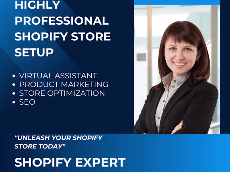 Cover image for I will redesign Shopify website or store 