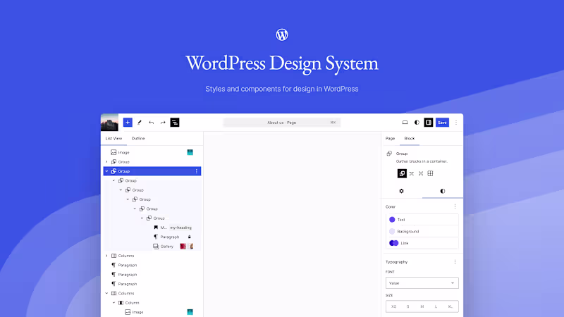 Cover image for WordPress Design System
