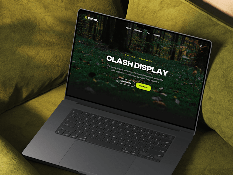 Cover image for Plafont — Font & Asset Store Template