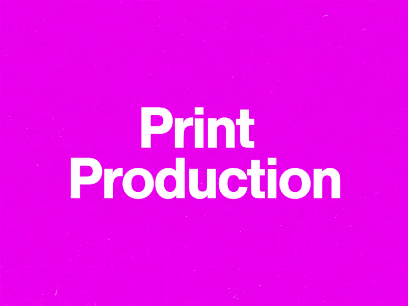Cover image for Print Design Production