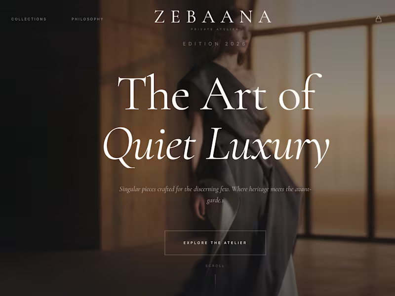 Cover image for Zebaana Luxury E-Commerce Platform Development