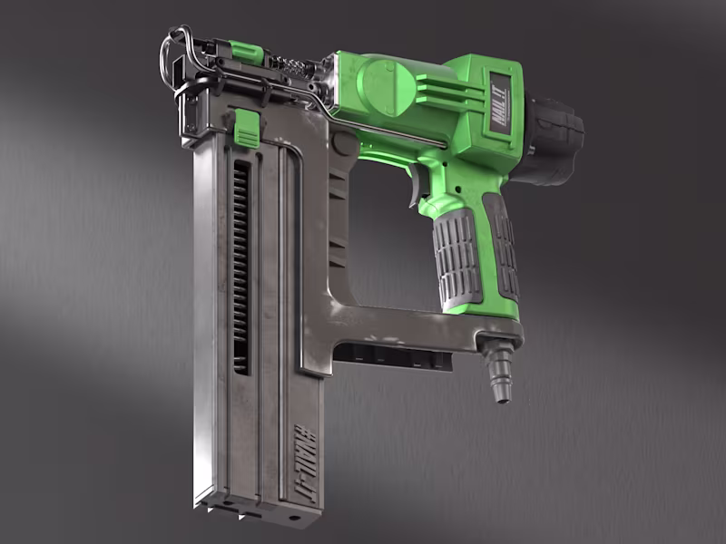 Cover image for High-Detail Nail Gun Design Study