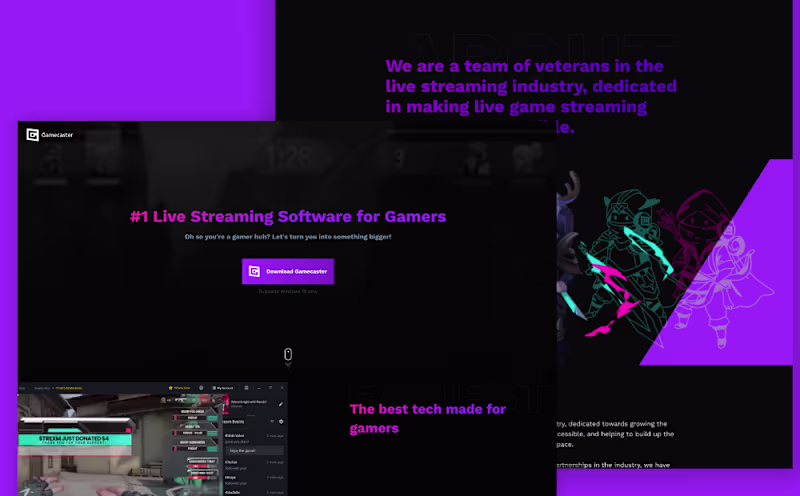 Cover image for Gamecaster Web - Case Study