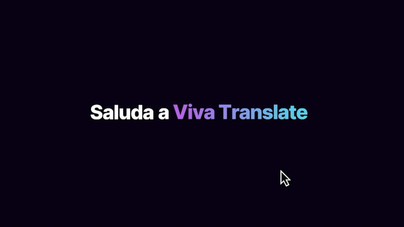 Cover image for Viva Translate App Promo