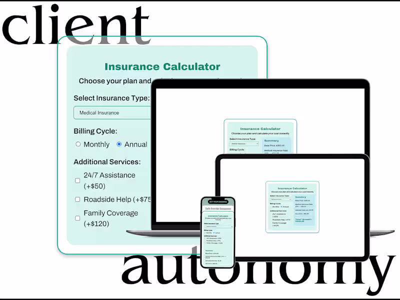 Cover image for Services Culculator