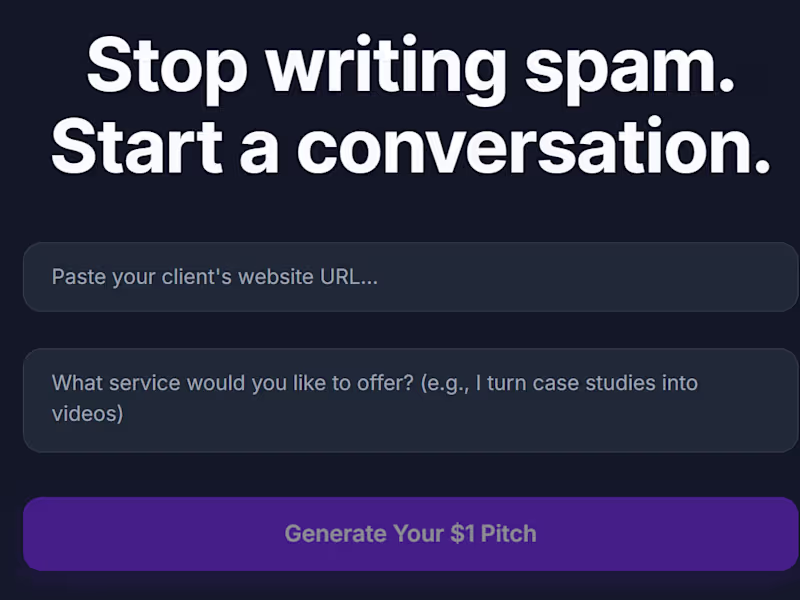 Cover image for Here's my submission, FirstColdEmail.ai (http://FirstColdEma...