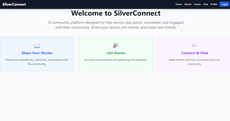 Cover image for SilverConnect – Social Networking Platform Development