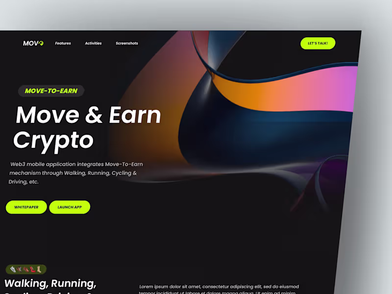 Cover image for Movo - Move-To-Earn