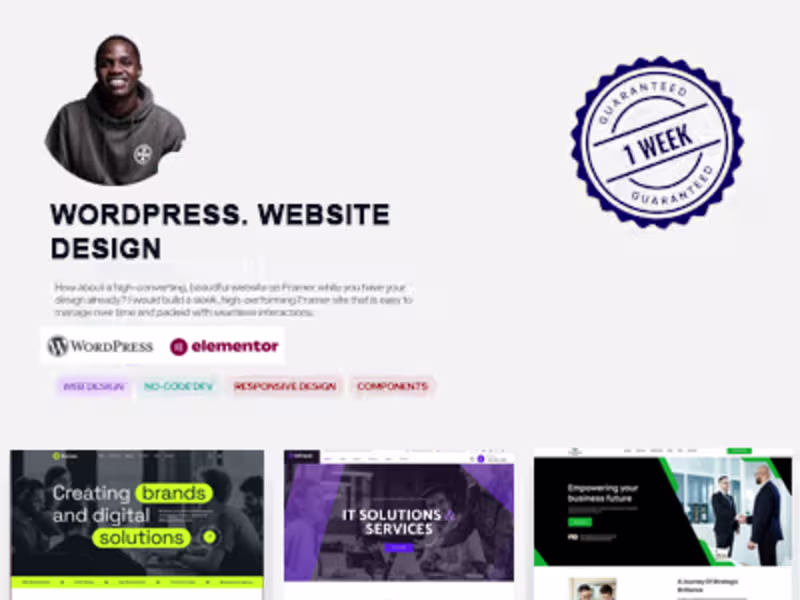 Cover image for Wordpress Website Design