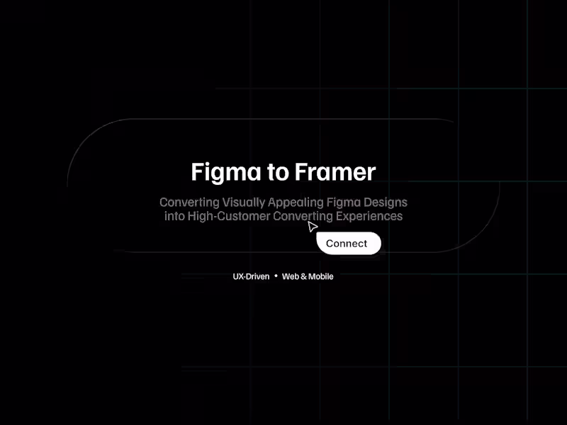 Cover image for Figma to Framer Website Design