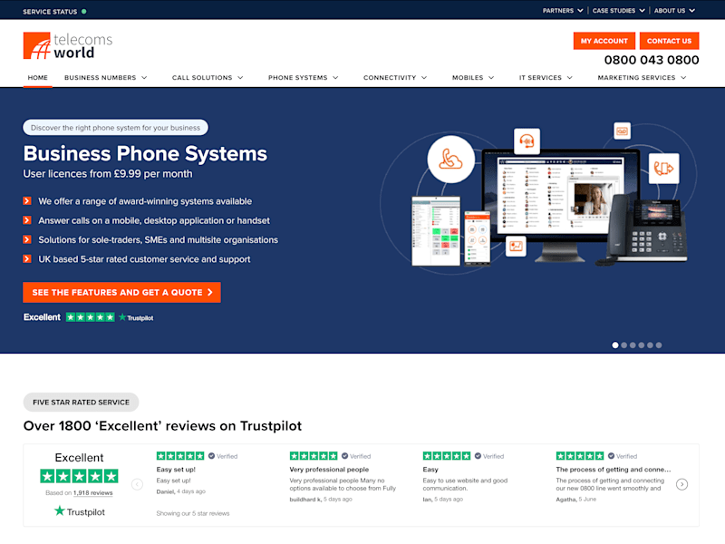 Cover image for Telecoms World - Webflow Development | JS | API | n8n