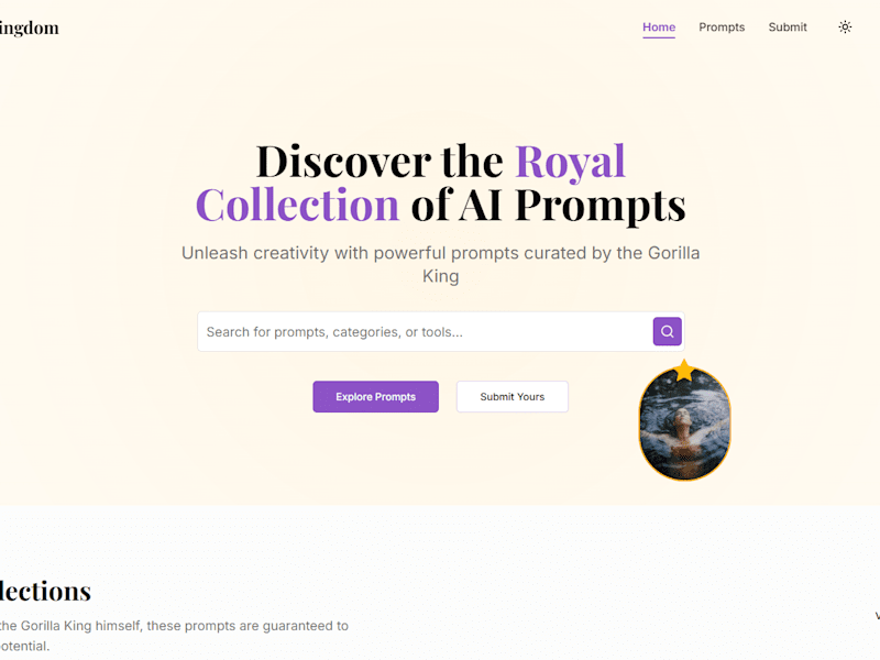 Cover image for KingPrompt - Directory of the Best AI Prompts