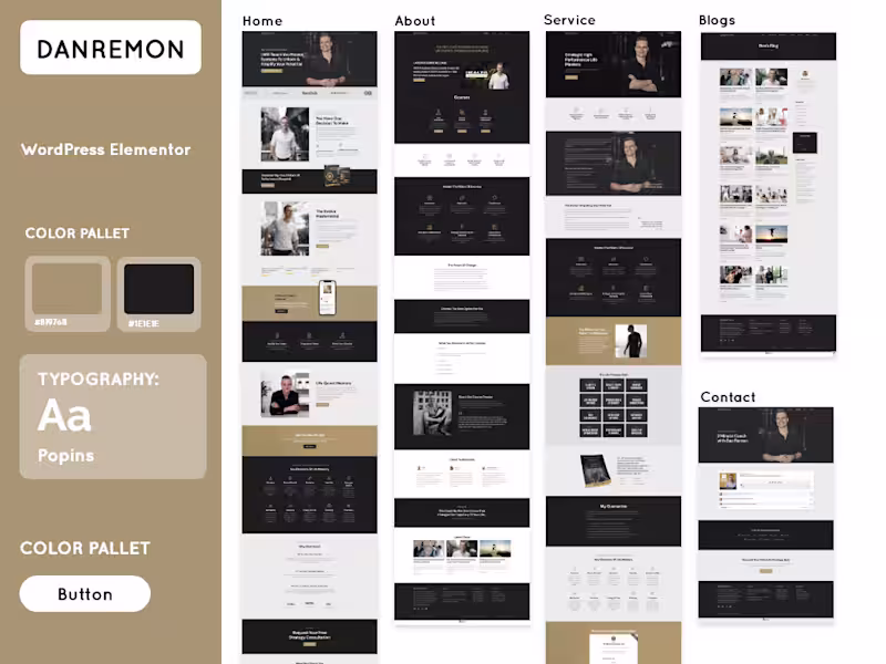 Cover image for Life Coaching Website Design for Business Growth