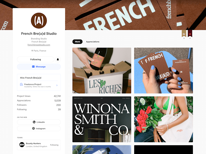 Cover image for Behance