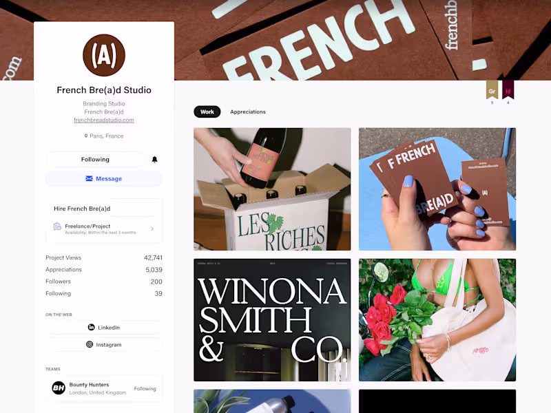 Cover image for Behance