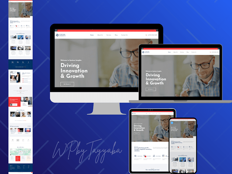 Cover image for Business Consulting Firm Website