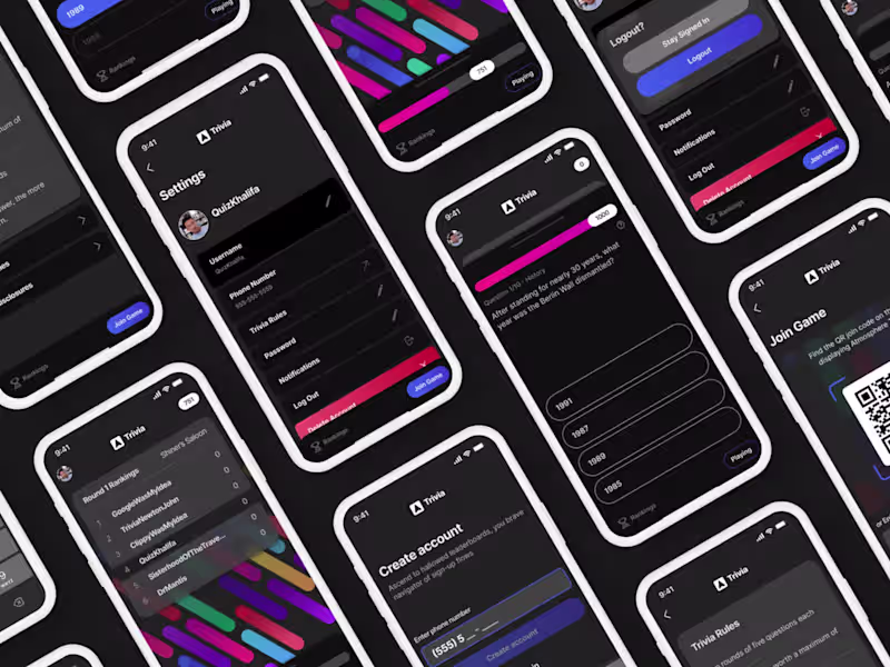 Cover image for Trivia gaming app for iOS, Android, AppleTV and AndroidTV