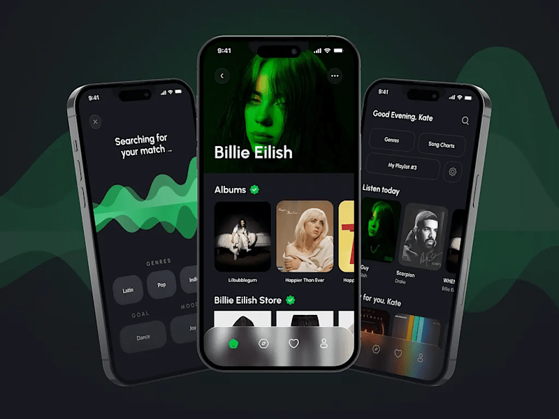 Cover image for Music player Mobile App