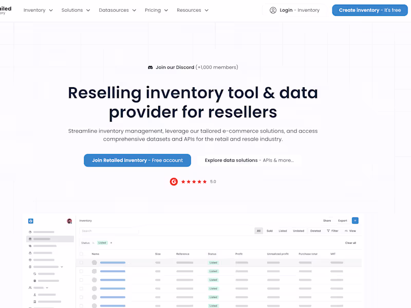 Cover image for Retailed.io - Inventory Management