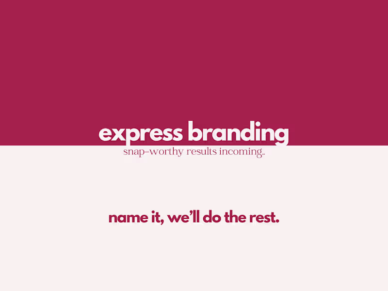 Cover image for Quick Start: Express Branding to Get You Up and Running Fast ⚡