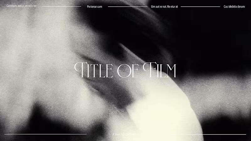 Cover image for Film Treatment
