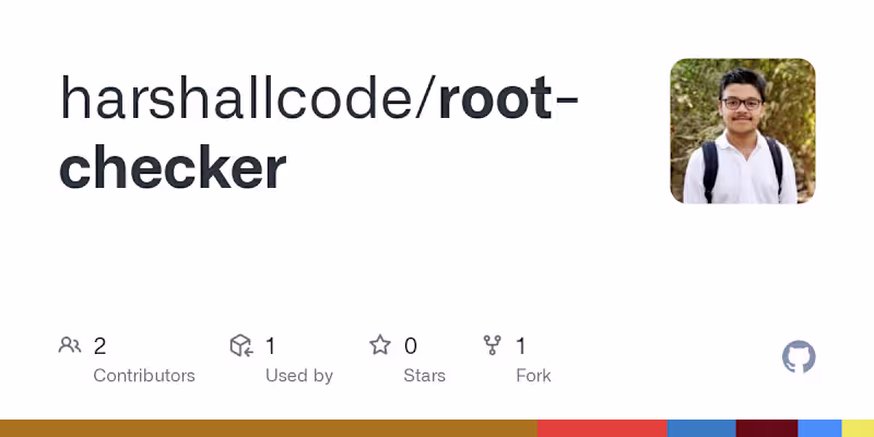 Cover image for root-checker