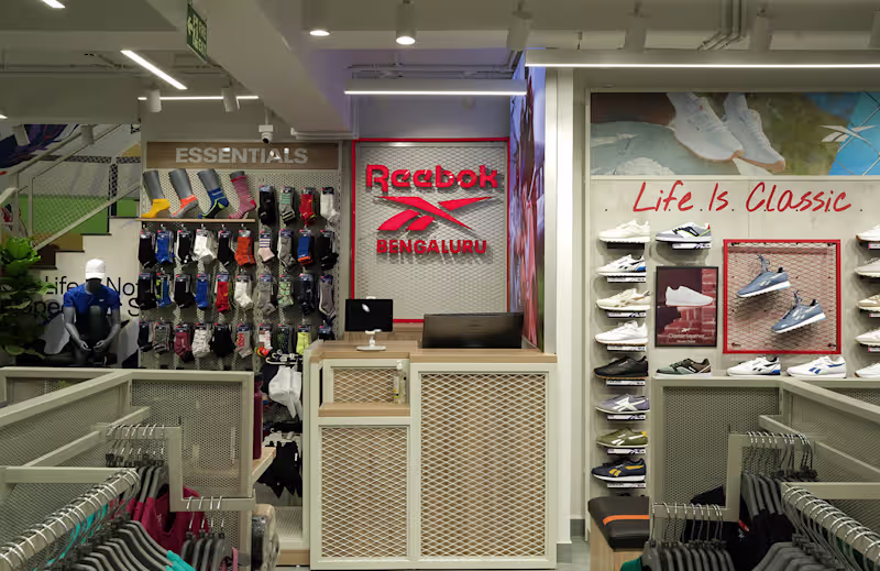 Cover image for Retail Outlet for Reebok India :: Behance