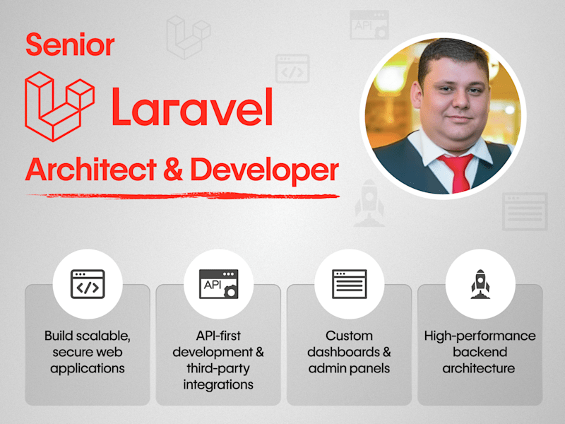 Cover image for Custom Laravel Web App Development | APIs, CMS & MVP