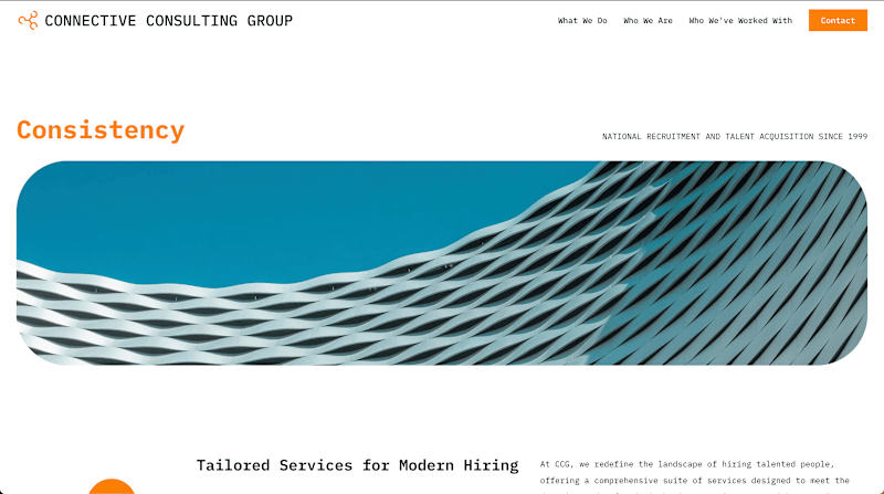 Cover image for Connective Consulting Group - Website