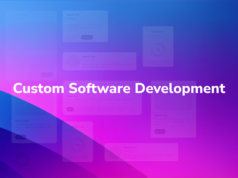 Cover image for Custom Web Application Development
