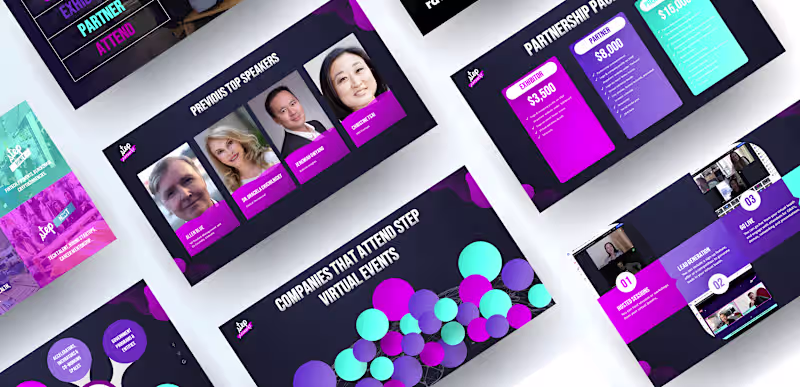Cover image for Virtual Events Pitch Deck for STEP Anywhere