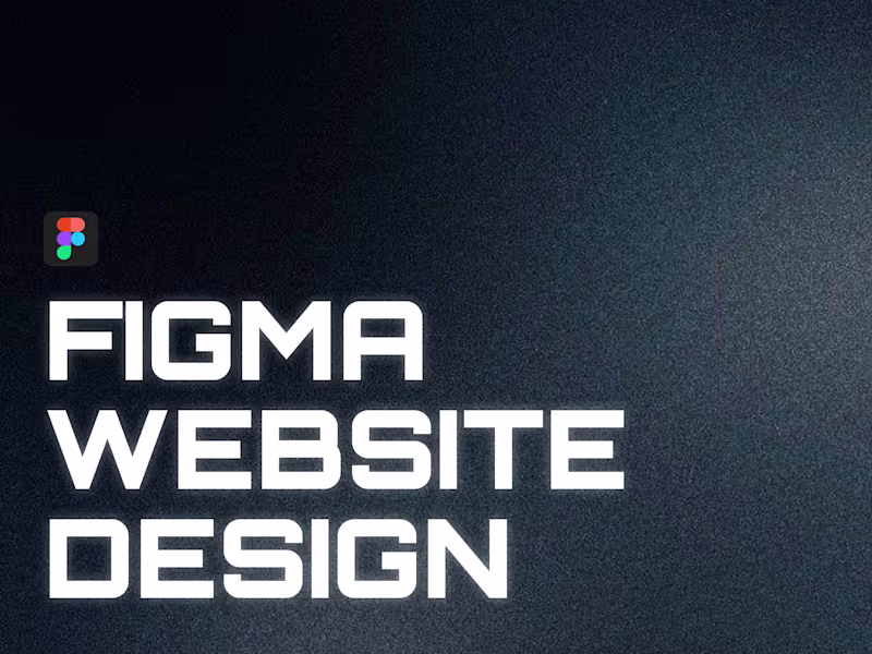 Cover image for Figma Website Design