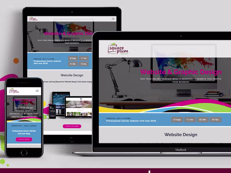 Cover image for One-Page Website Setup