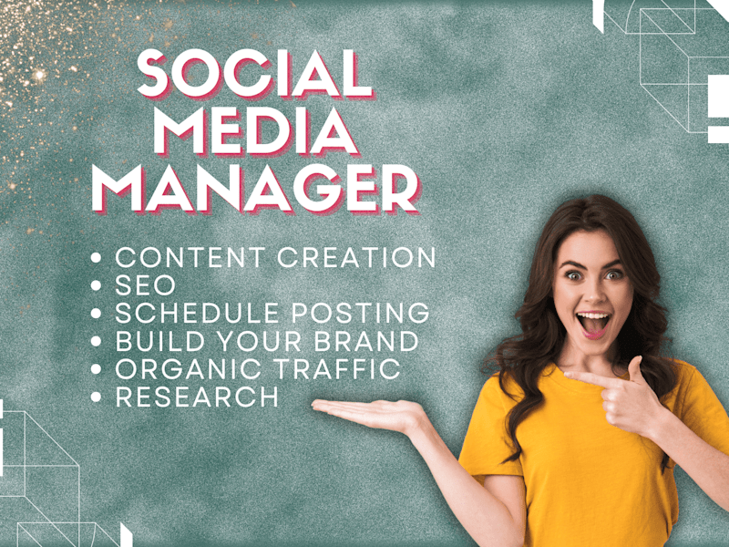 Cover image for I will be your social media manager for Instagram, YouTube, FB