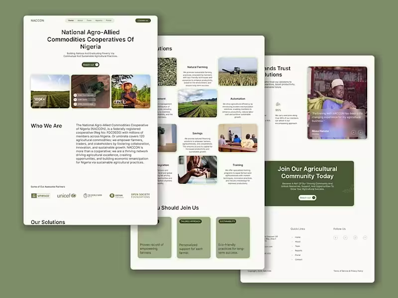 Cover image for NACCON Website Design