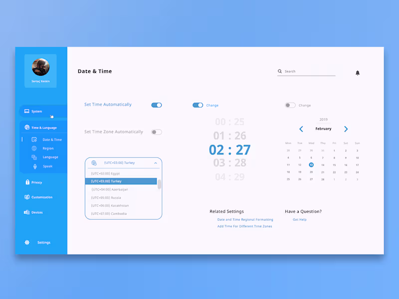 Cover image for Settings Page