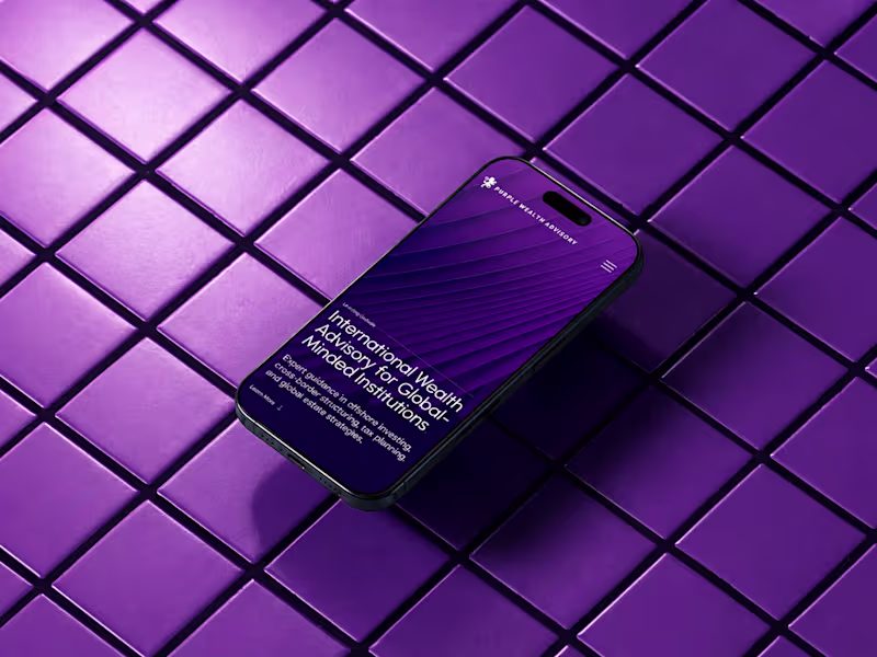 Cover image for Purple Wealth Advisory - High-Conversion Website